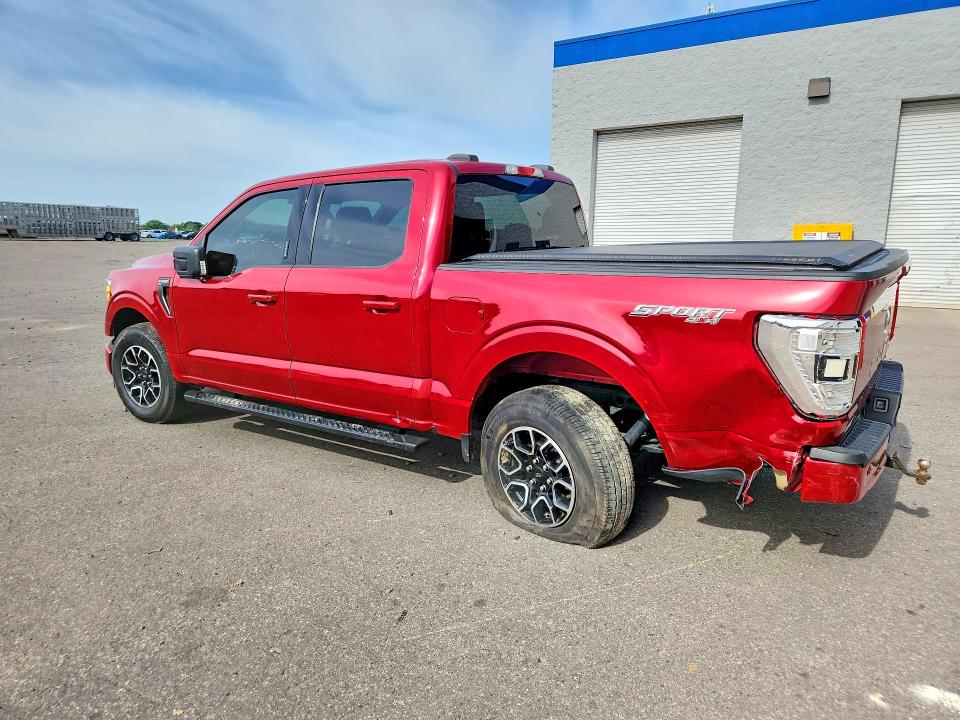 2022 Ford F-150 lightning VIN 1FTEW1EP2NKE65522 COPART salvage auction — REAR END, MN - CERT OF TITLE-SALVAGE, sold $9,800 on 2026-09-08 (photo 2)