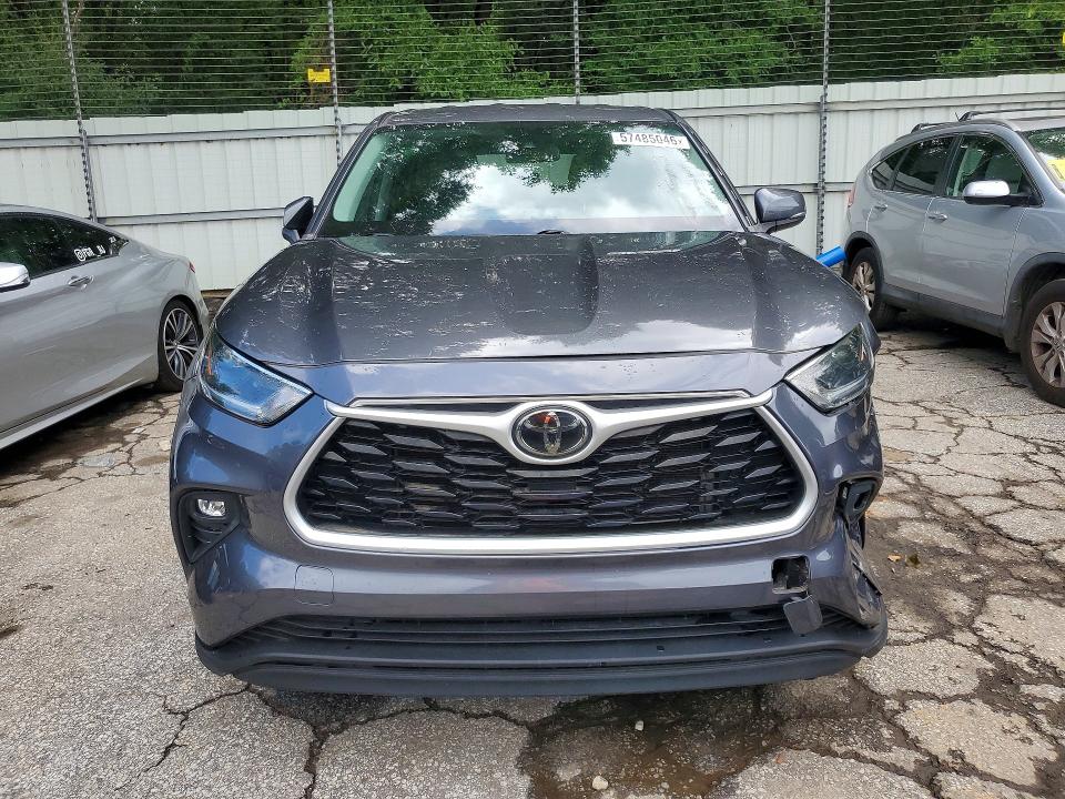 2021 Toyota Highlander VIN 5TDZZRAHXMS065804 COPART salvage auction — FRONT END, Ga - Cert Of Title-Salvage, sold $8,700 on 2026-07-17 (photo 5)