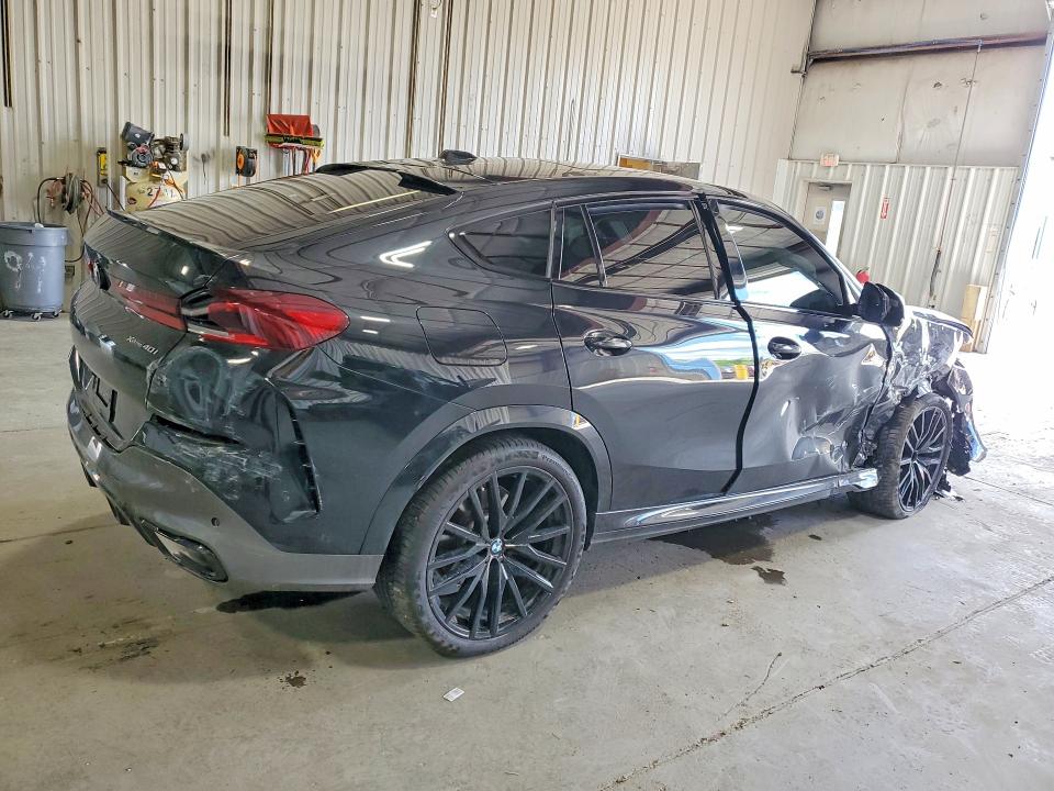 2024 BMW X6 VIN 5UX33EX05R9U96573 COPART salvage auction — FRONT END, NY - MV-907A SALVAGE CERTIFICATE, sold $8,200 on 2026-07-27 (photo 3)