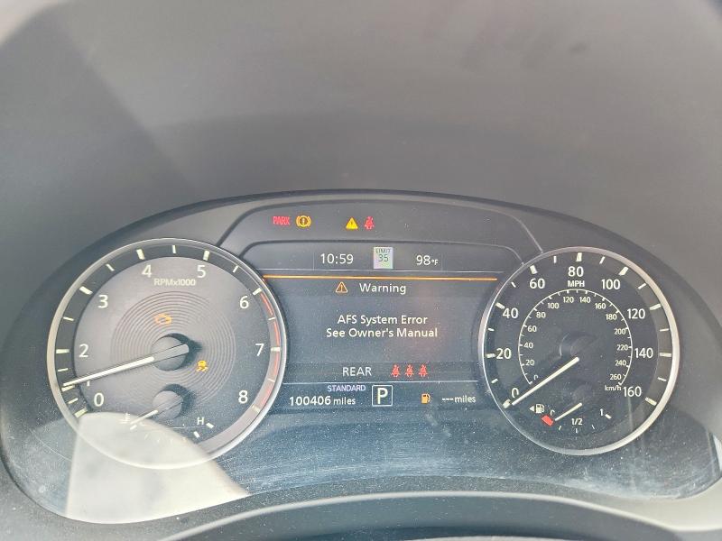 2022 Infiniti Qx55 VIN 3PCAJ5L32NF102378 COPART salvage auction — FRONT END, SC - CERT OF TITLE-SALVAGE, sold $5,500 on 2026-07-28 (photo 9)