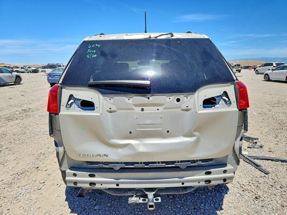 2013 Gmc Terrain VIN 2GKALSEK6D6379718 COPART salvage auction — REAR END, Ut - Salvage Certificate, sold $1,200 on 2026-07-31 (photo 6)