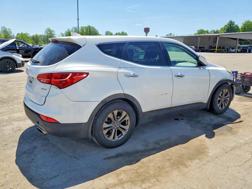 2013 Hyundai Santa fe VIN 5XYZU3LB2DG051199 COPART salvage auction — FRONT END, Salvage Title, sold $1,850 on 2026-07-16 (photo 3)