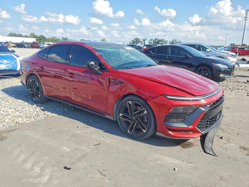 2024 Hyundai Sonata VIN KMHL54JC5RA405711 COPART salvage auction — FRONT END, Nj - Cert Of Title-Lemon Law, sold $10,700 on 2026-07-29 (photo 4)