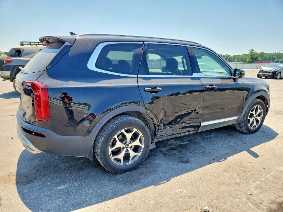 2020 Kia Telluride VIN 5XYP3DHC8LG090394 COPART salvage auction — MINOR DENT/SCRATCHES, Nc - Dealer Only Clean Title, sold $7,800 on 2026-07-07 (photo 3)