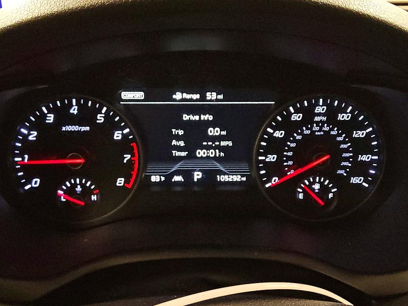 2019 Kia Stinger VIN KNAE25LA4K6059812 COPART salvage auction — MINOR DENT/SCRATCHES, Tx - Certificate Of Title, sold $9,400 on 2026-07-02 (photo 9)