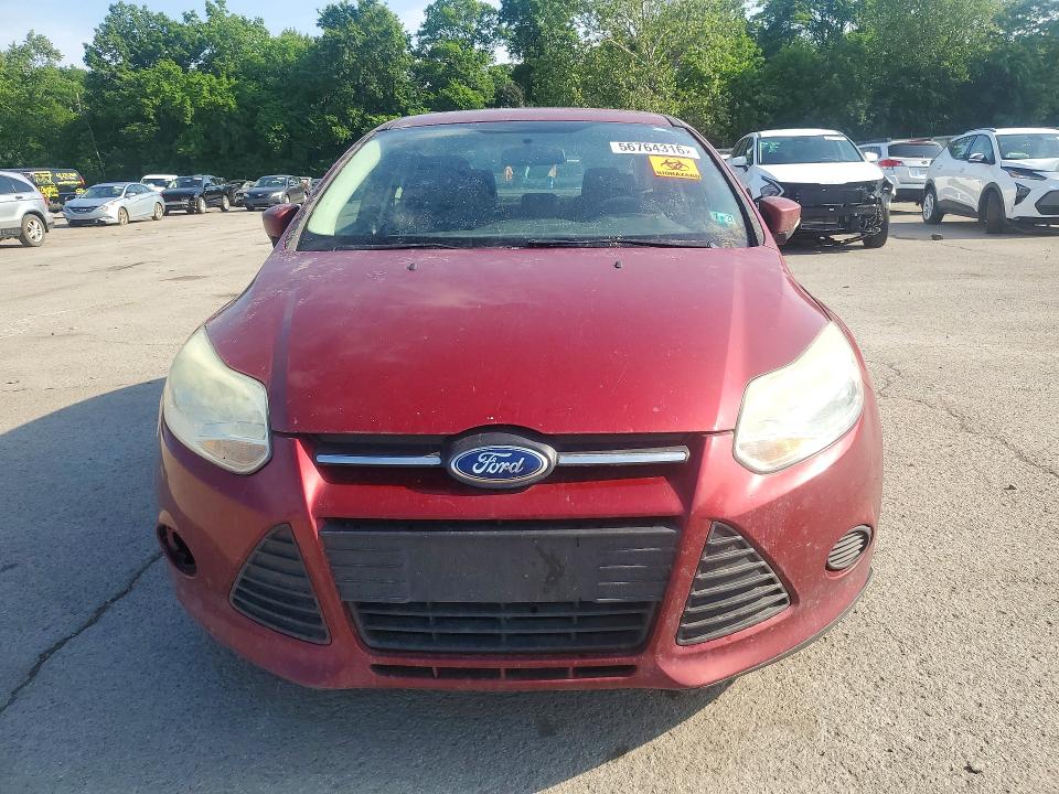 2014 Ford Focus VIN 1FADP3F20EL388849 COPART salvage auction — FRONT END, Pa - Certificate Of Salvage, sold $425 on 2026-07-02 (photo 5)