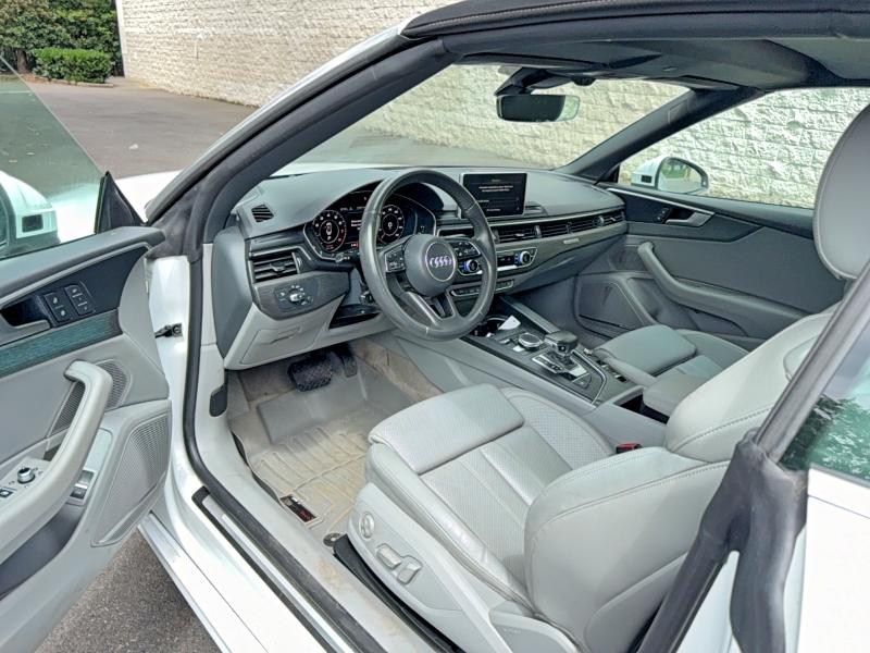 2018 Audi A5 VIN WAUYNGF56JN013336 COPART salvage auction — MINOR DENT/SCRATCHES, Id - Salvage Certificate Of Title (P), sold $9,700 on 2026-07-27 (photo 9)