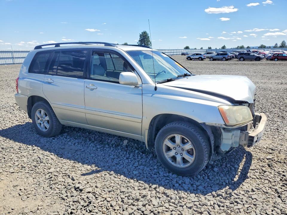2003 Toyota Highlander VIN JTEHF21A730149266 COPART salvage auction — FRONT END, Wa - Bill Of Sale, sold $250 on 2026-07-08 (photo 4)