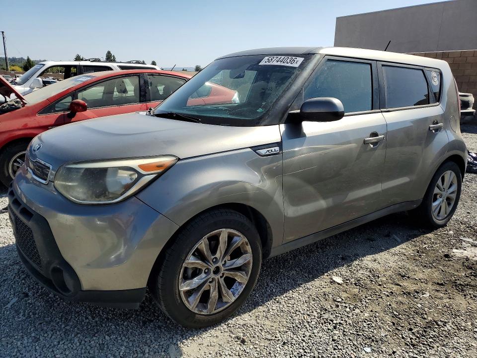 2015 Kia Soul VIN KNDJP3A57F7202958 COPART salvage auction — MECHANICAL, Ca - Dis/Dlr/Exp App For Dup Clean, sold $800 on 2026-07-29 (photo 1)