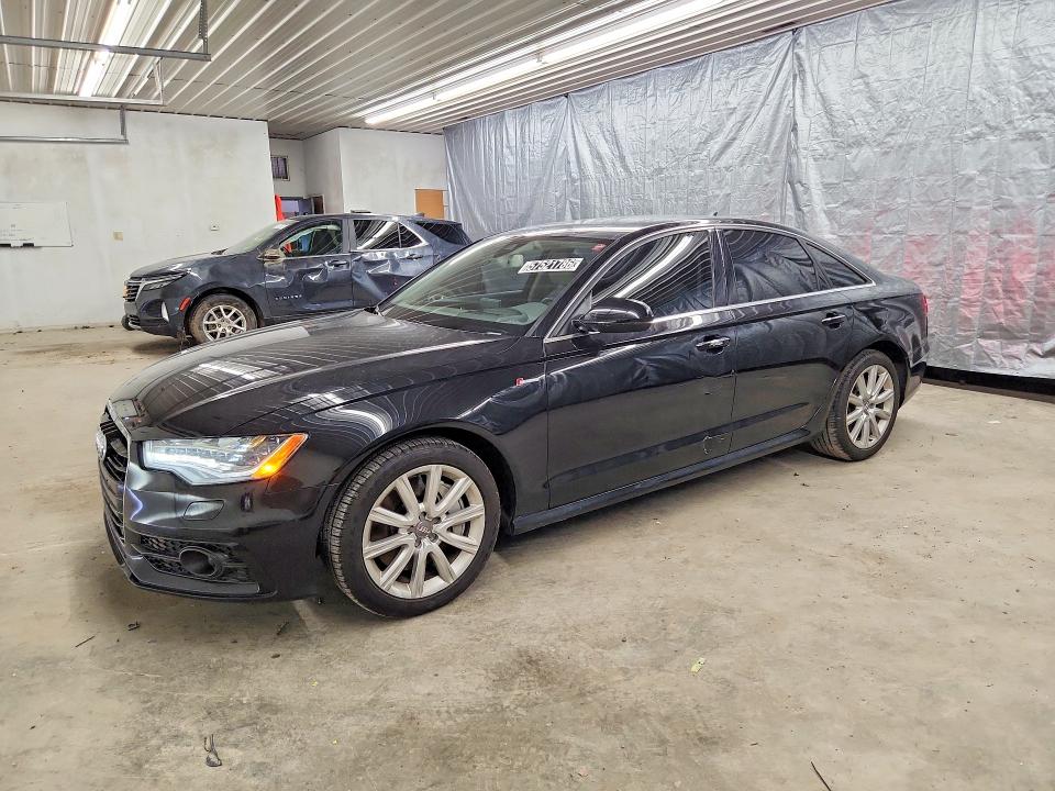 2015 Audi A6 VIN WAUHGAFC3FN020404 COPART salvage auction — REAR END, Wv - Certificate Of Title, sold $2,100 on 2026-07-07 (photo 1)
