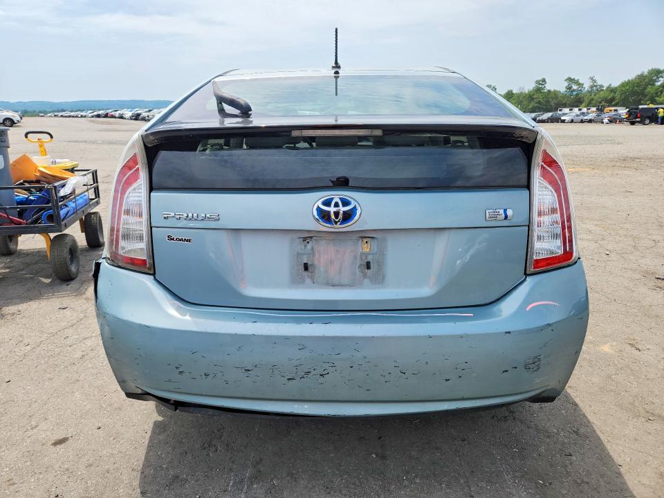 2013 Toyota Prius VIN JTDKN3DU3D5700712 COPART salvage auction — FRONT END, Pa - Certificate Of Salvage, sold $1,600 on 2026-07-14 (photo 6)