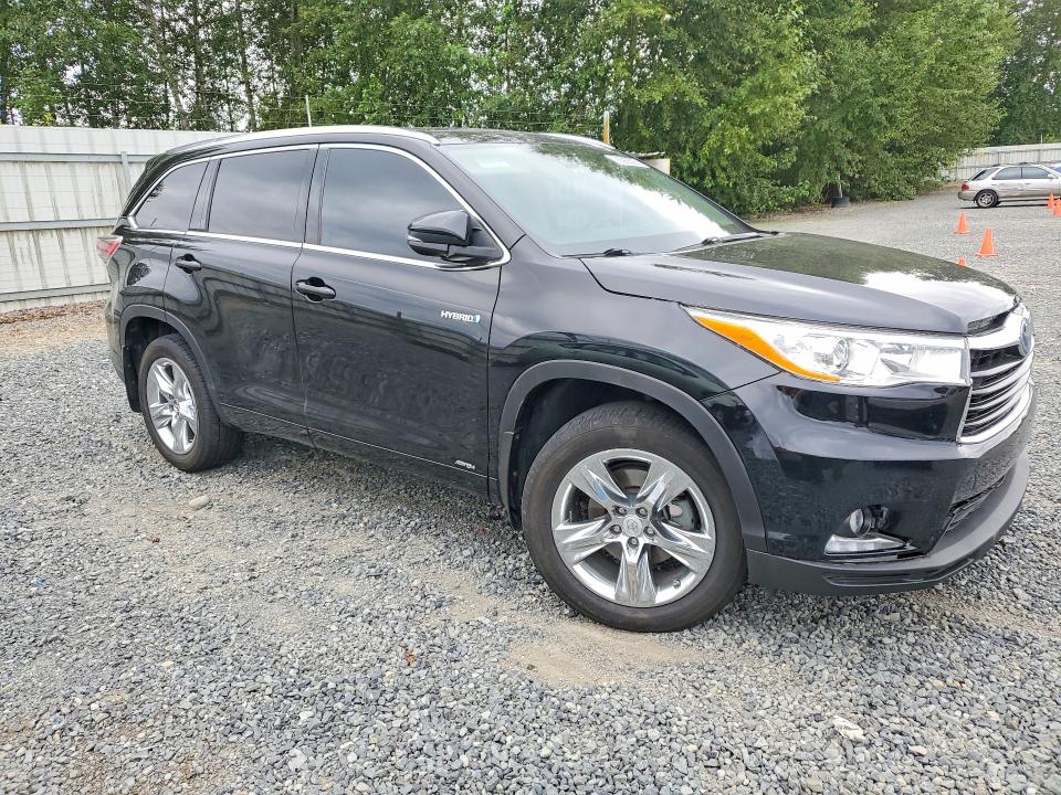 2016 Toyota Highlander VIN 5TDDCRFH2GS016086 COPART salvage auction — MECHANICAL, Wa - Bill Of Sale, sold $675 on 2026-07-27 (photo 4)