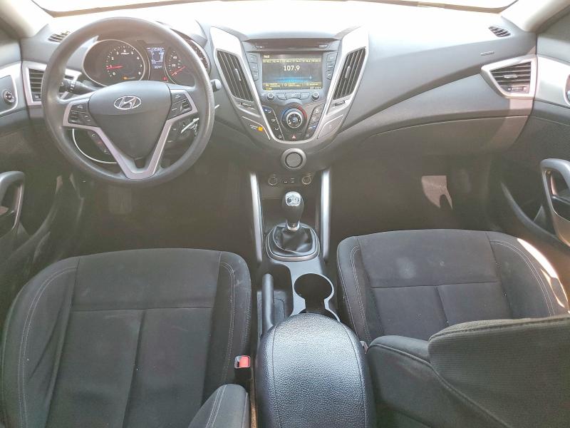 2016 Hyundai Veloster VIN KMHTC6AD4GU282490 COPART salvage auction — REAR END, Nv - Salvage Title, sold $850 on 2026-07-20 (photo 8)