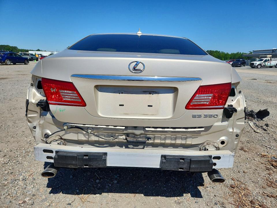 2011 Lexus ES VIN JTHBK1EG2B2450818 COPART salvage auction — REAR END, Nc - Salvage Certificate Of Title, sold $4,500 on 2026-07-20 (photo 6)