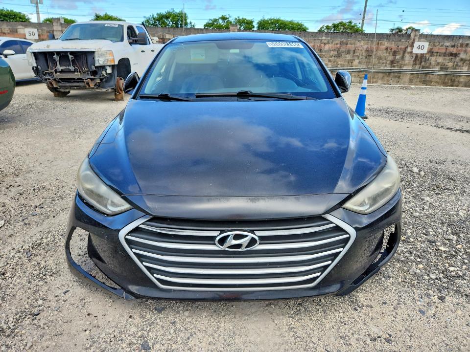 2017 Hyundai Elantra VIN KMHD74LF7HU185992 COPART salvage auction — REAR END, FL - CERTIFICATE OF TITLE, sold $1,350 on 2026-07-09 (photo 5)
