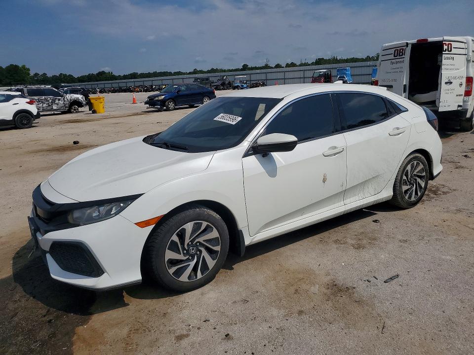 2017 Honda Civic VIN SHHFK7G21HU215709 COPART salvage auction — SIDE, Sc - Cert Of Title-Salvage, sold $3,400 on 2026-07-20 (photo 1)