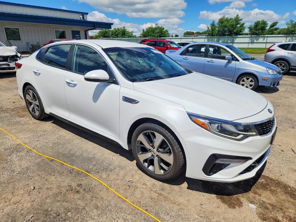 2020 Kia Optima VIN 5XXGT4L33LG417439 COPART salvage auction — FRONT END, WI - CERT OF TITLE-SALVAGE VEHICLE, sold $200 on 2026-07-28 (photo 4)