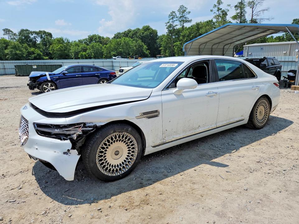 2020 Genesis VIN KMTF34PA2LU076003 COPART salvage auction — FRONT END, Sc - Cert Of Title-Salvage, sold $7,800 on 2026-07-21 (photo 1)