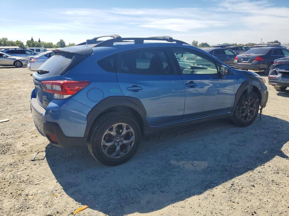 2021 Subaru Crosstrek VIN JF2GTHSC1MH317368 COPART salvage auction — ENGINE BURN, CA - SALVAGE CERTIFICATE, sold $2,450 on 2026-07-07 (photo 3)