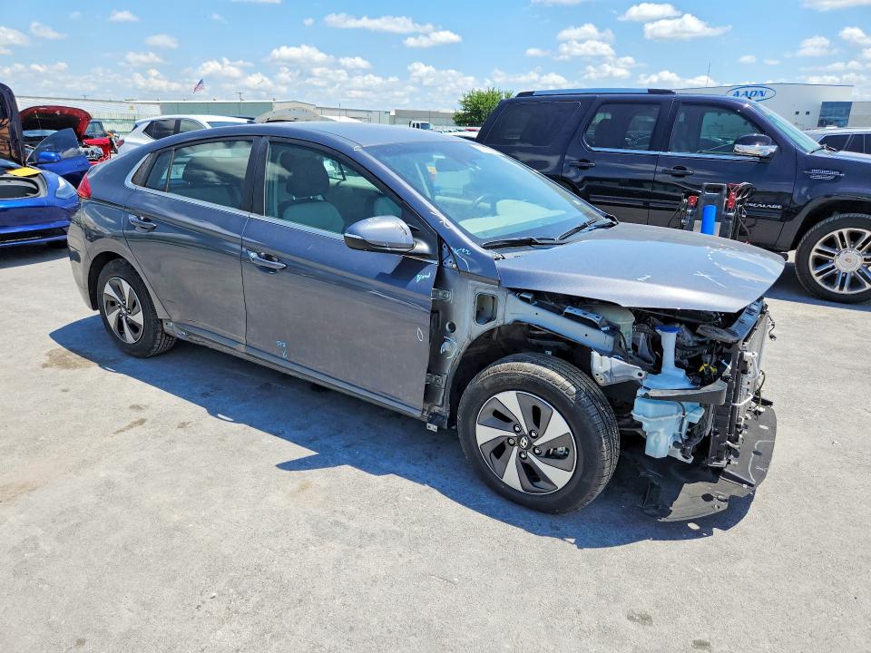 2019 Hyundai Ioniq VIN KMHC75LC0KU132338 COPART salvage auction — FRONT END, Tx - Salvage Vehicle Title, sold $1,600 on 2026-07-15 (photo 4)