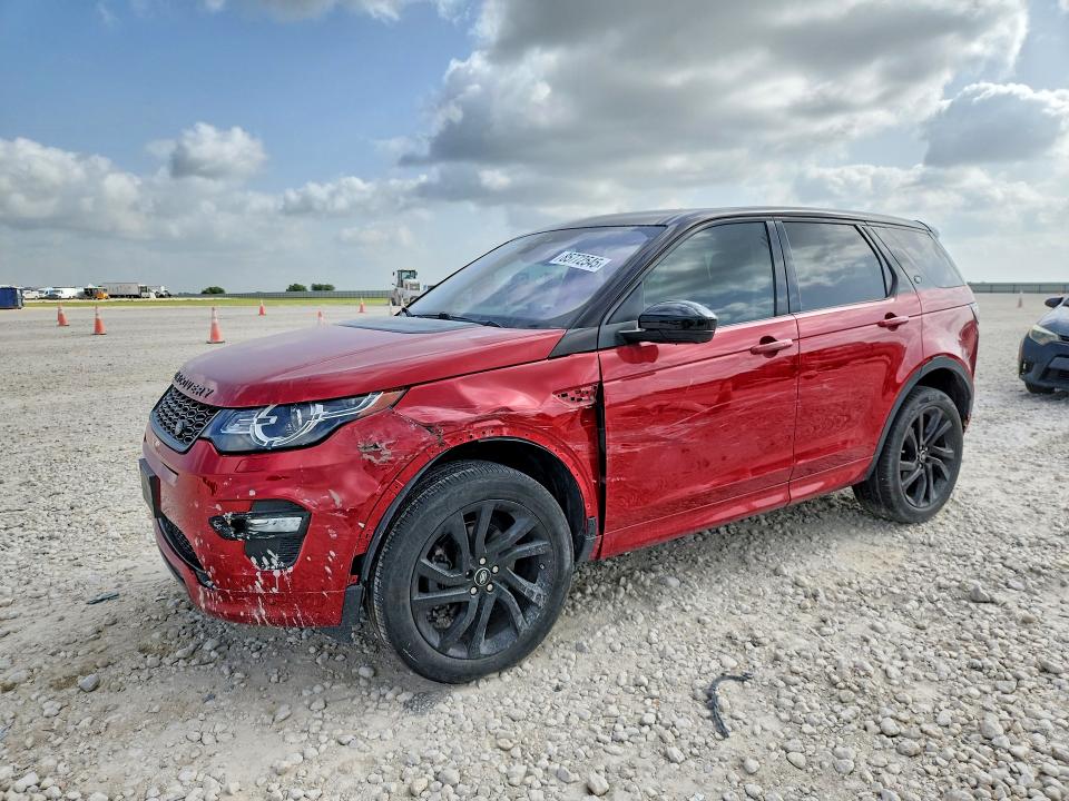 2018 Land rover Discovery VIN SALCR2RX1JH739906 COPART salvage auction — FRONT END, Tx - Bonded Title - Salvage, sold $4,100 on 2026-08-02 (photo 1)