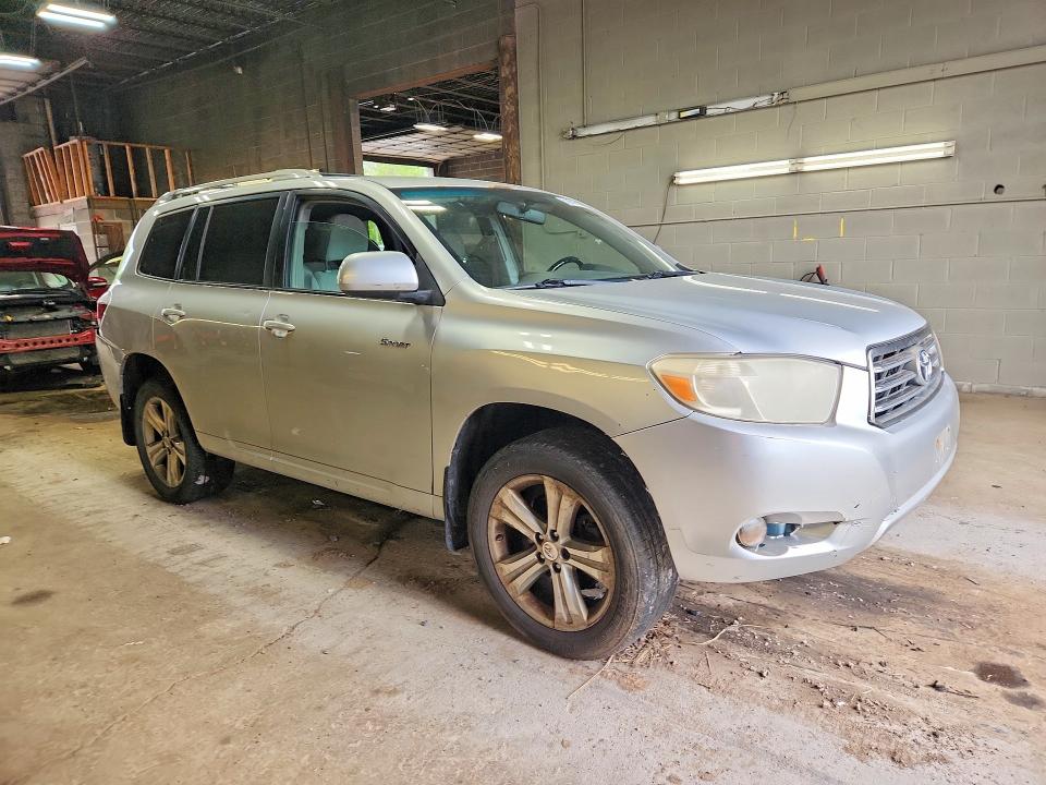 2008 Toyota Highlander VIN JTEES43A082040148 COPART salvage auction — SIDE, Ny - Mv-907A Salvage Certificate, sold $1,350 on 2026-07-20 (photo 4)