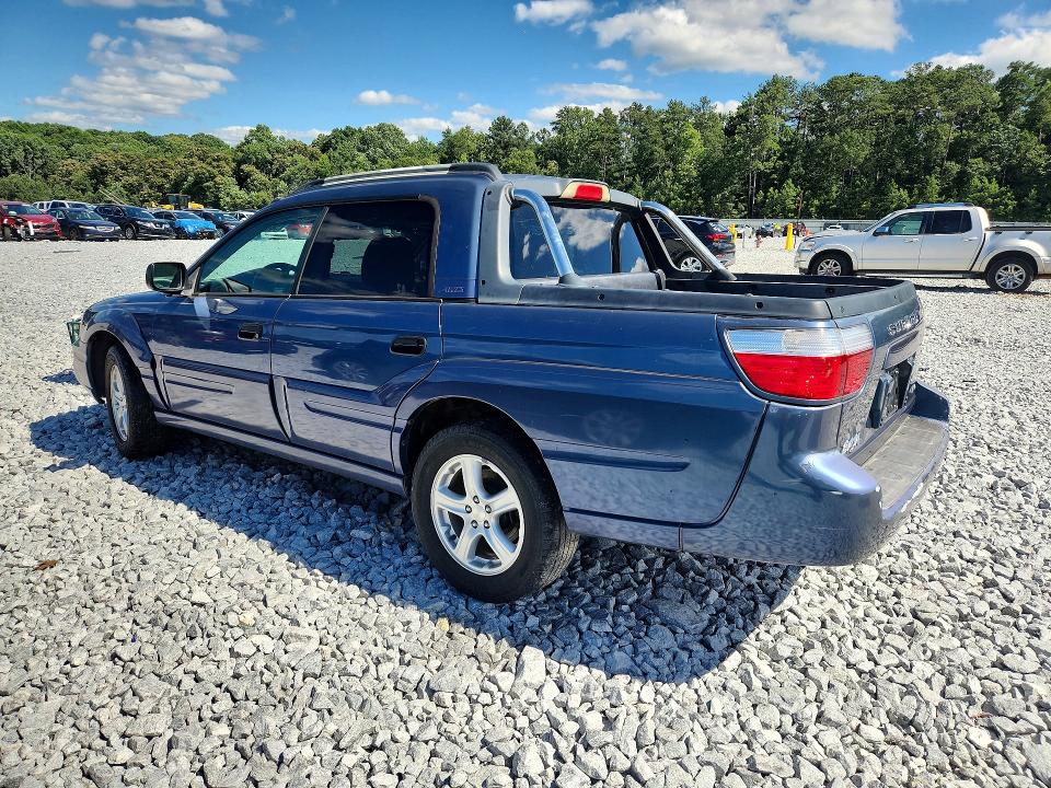 2006 Subaru Baja VIN 4S4BT62C367102494 COPART salvage auction — MECHANICAL, Ga - Certificate Of Title, sold $525 on 2026-07-23 (photo 2)