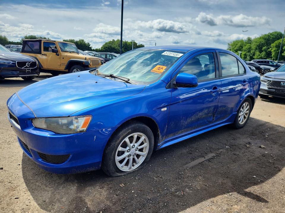 2010 Mitsubishi Lancer VIN JA32U2FU0AU002228 COPART salvage auction — FRONT END, Ct - Certificate Of Title, sold $650 on 2026-07-02 (photo 1)