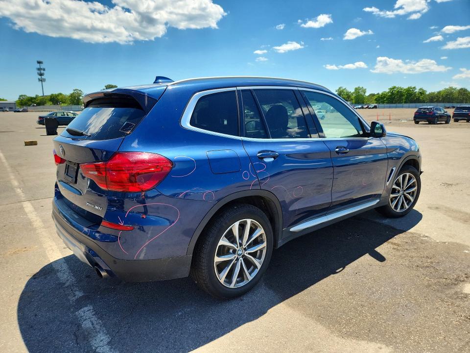 2019 BMW X3 VIN 5UXTR9C50KLD94147 COPART salvage auction — FRONT END, Ny - Mv-907A Salvage Certificate, sold $6,600 on 2026-07-20 (photo 3)