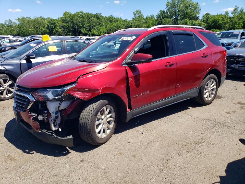 2020 Chevrolet Equinox VIN 2GNAXUEV6L6183404 COPART salvage auction — FRONT END, CT - CERT OF TITLE-SALVAGE, sold $2,450 on 2026-07-02 (photo 1)
