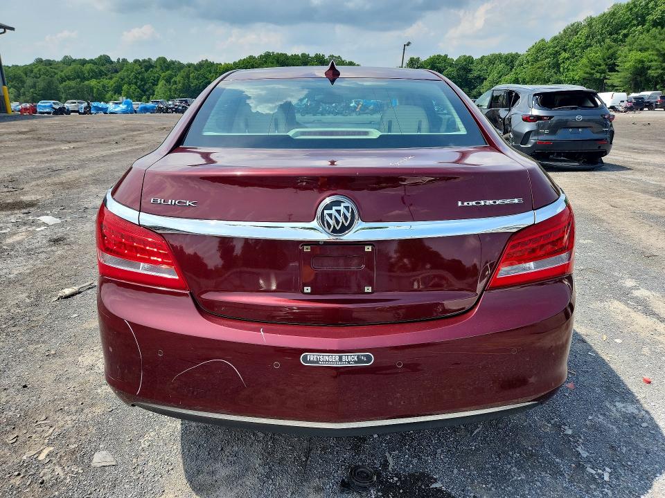2015 Buick Lacrosse VIN 1G4GB5GR2FF238721 COPART salvage auction — FRONT END, Pa - Certificate Of Salvage, sold $850 on 2026-07-09 (photo 6)