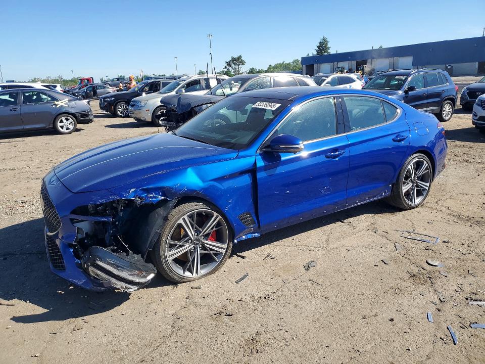2025 Genesis VIN KMTG54SE3SU154277 COPART salvage auction — FRONT END, Mi - Certificate Of Title, sold $8,300 on 2026-07-28 (photo 1)