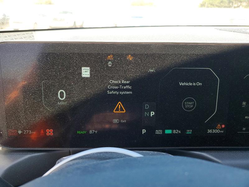 2024 Kia Ev9 VIN KNDADFS54R6027345 COPART salvage auction — REAR END, Ca - Salvage Certificate, sold $11,200 on 2026-07-28 (photo 9)