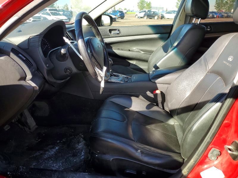 2013 Infiniti G VIN JN1CV6AR3DM352845 COPART salvage auction — FRONT END, Ab - Bos - Salvage, sold $200 on 2026-07-28 (photo 7)
