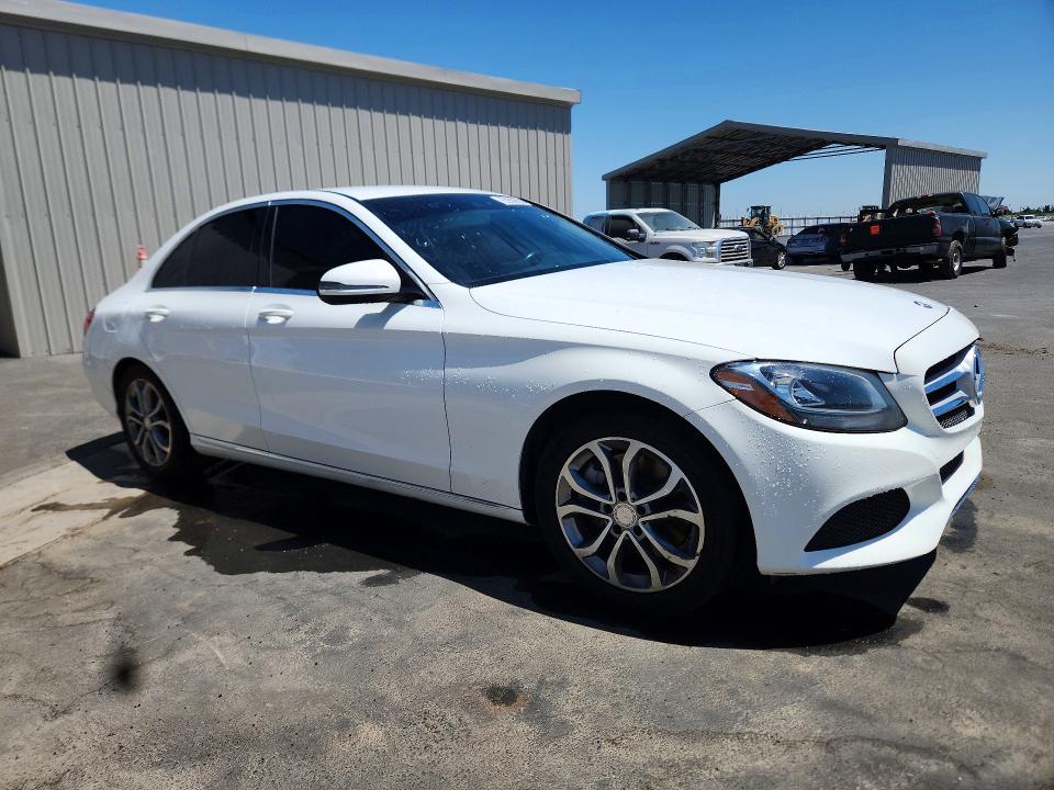 2016 Mercedes-benz C class VIN 55SWF4JB5GU124193 COPART salvage auction — FRONT END, CA - CERTIFICATE OF TITLE, sold $2,150 on 2026-07-24 (photo 4)