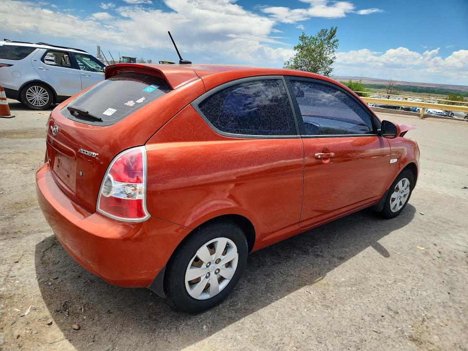 2011 Hyundai Accent VIN KMHCM3AC0BU192572 COPART salvage auction — FRONT END, NM - CERT OF TITLE-SALVAGE (P), sold $250 on 2026-07-09 (photo 3)