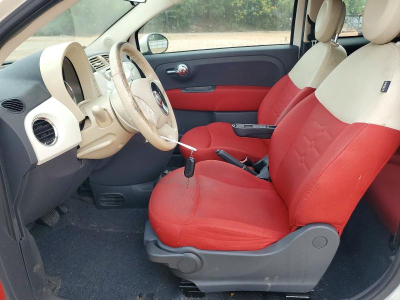 2015 Fiat 500 VIN 3C3CFFDR6FT545448 COPART salvage auction — FRONT END, Nc - Salvage Certificate Of Title, sold $450 on 2026-08-03 (photo 7)