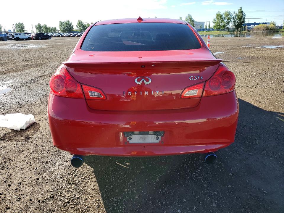 2013 Infiniti G VIN JN1CV6AR3DM352845 COPART salvage auction — FRONT END, Ab - Bos - Salvage, sold $200 on 2026-07-28 (photo 6)