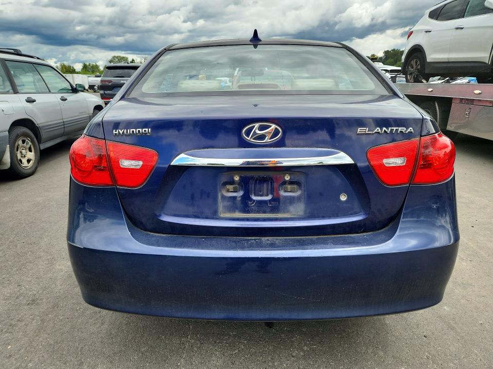 2010 Hyundai Elantra VIN KMHDU4AD1AU987762 COPART salvage auction — FRONT END, Or - Salvage Title Certificate, sold $575 on 2026-07-13 (photo 6)