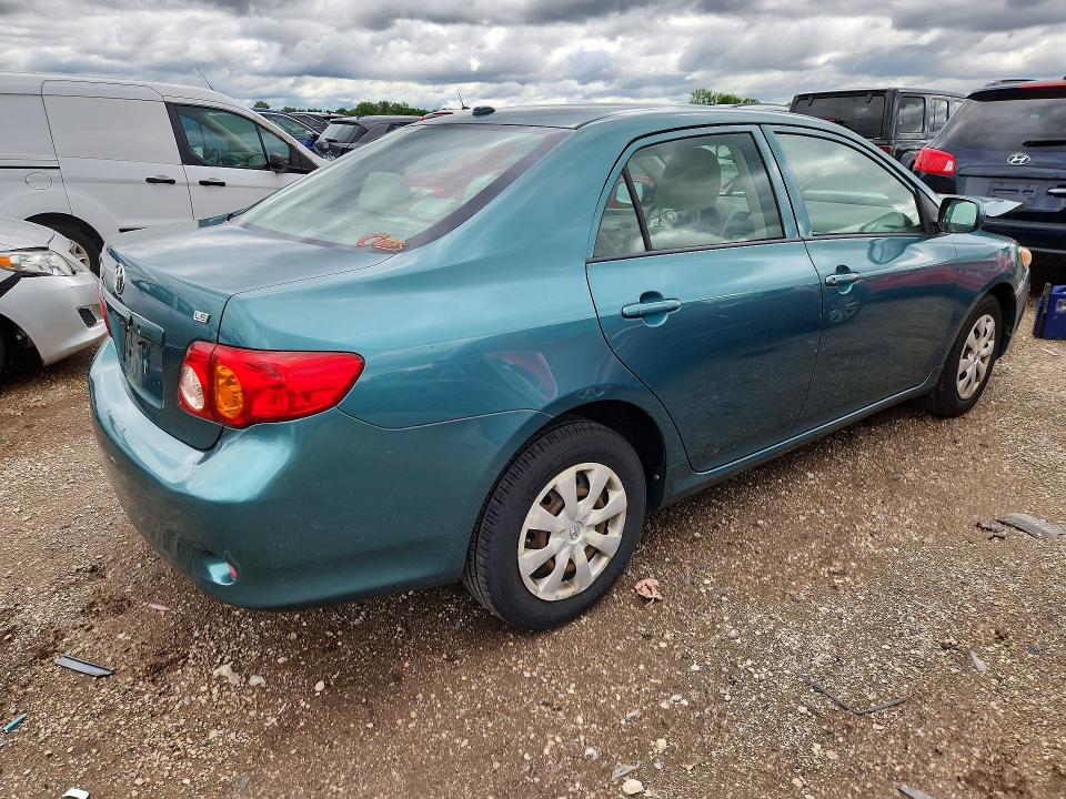 2009 Toyota Corolla VIN JTDBL40E99J014604 COPART salvage auction — FRONT END, Il - Salvage Certificate, sold $275 on 2026-07-28 (photo 3)