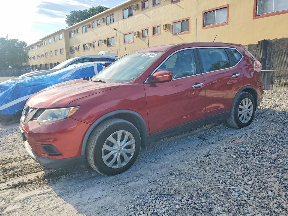 2015 Nissan Rogue VIN KNMAT2MV1FP549008 COPART salvage auction — REAR END, Ny - Certificate Of Title (P), sold $2,800 on 2026-07-10 (photo 1)