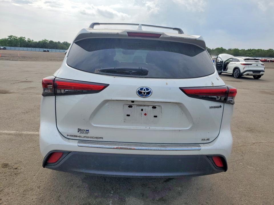 2023 Toyota Highlander VIN 5TDABRCH8PS562823 COPART salvage auction — FRONT END, Ny - Mv-907A Salvage Certificate, sold $13,400 on 2026-07-20 (photo 6)