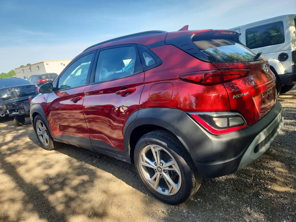 2023 Hyundai Kona VIN KM8K2CAB0PU933383 COPART salvage auction — FRONT END, On - Permit Salvage, sold $200 on 2026-07-28 (photo 2)