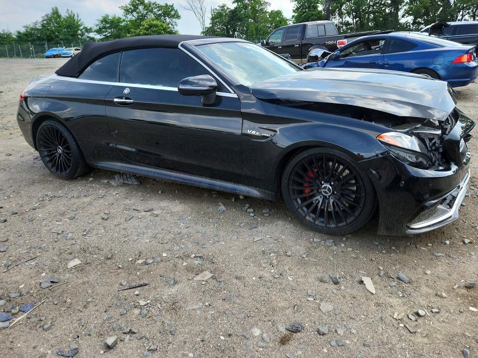 2017 Mercedes-benz VIN WDDWK8GB6HF512547 COPART salvage auction — FRONT END, MD - CERT OF SALVAGE > 75% DAMAGE, sold $10,700 on 2026-08-06 (photo 4)