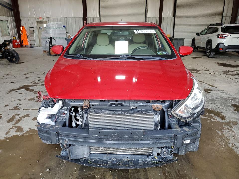 2016 Vulcan Accent VIN KMHCT4AEXGU162156 COPART salvage auction — FRONT END, Pa - Certificate Of Salvage, sold $850 on 2026-07-08 (photo 5)