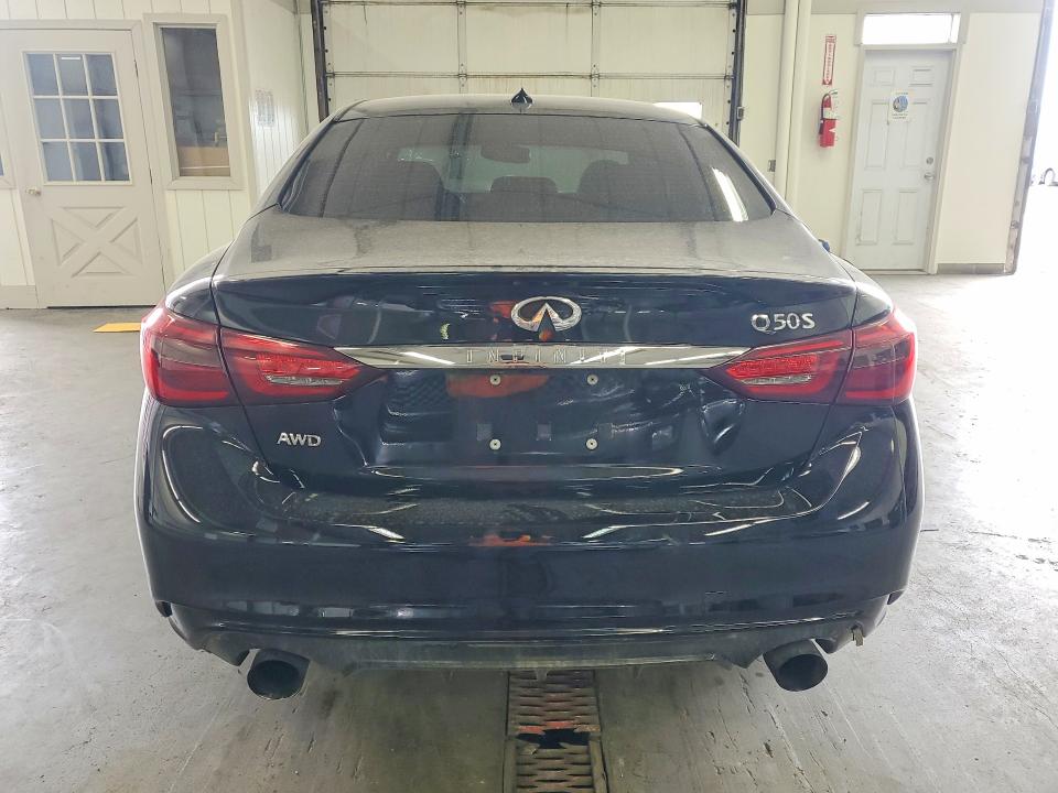 2018 Infiniti Q50 VIN JN1EV7AR6JM611922 COPART salvage auction — FRONT END, Wa - Bill Of Sale, sold $2,050 on 2026-07-17 (photo 6)