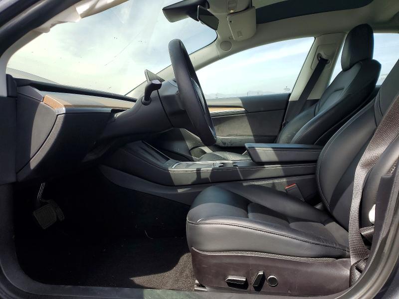2022 Tesla Model 3 VIN 5YJ3E1EBXNF323012 COPART salvage auction — REAR END, Ca - Salvage Certificate, sold $8,700 on 2026-07-13 (photo 7)