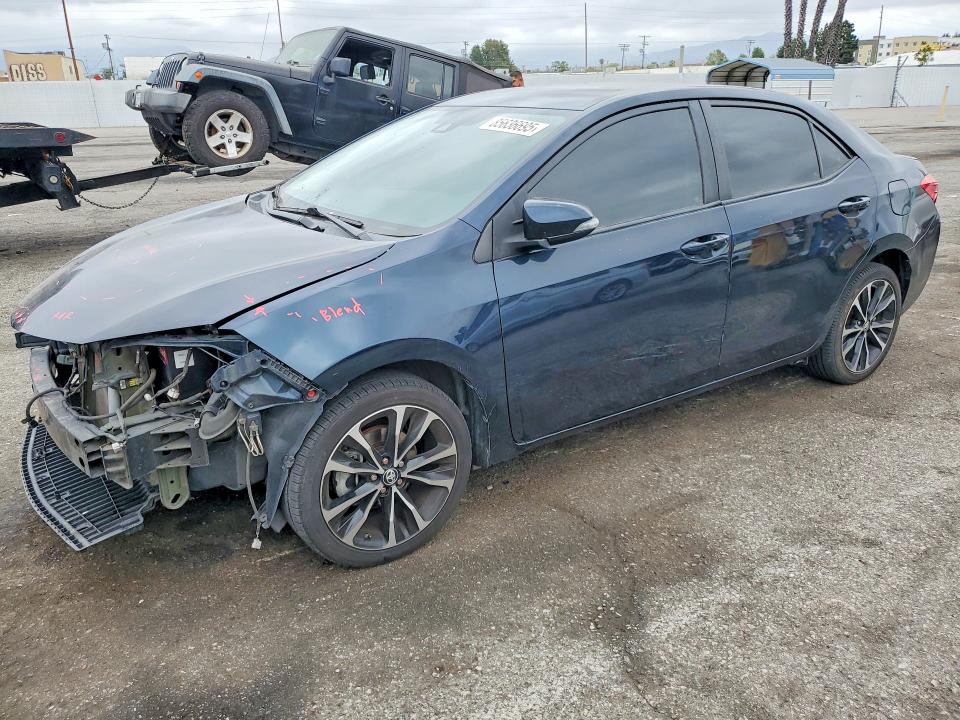 2019 Toyota Corolla VIN 5YFBURHE4KP893140 COPART salvage auction — FRONT END, Ca - Salvage Certificate, sold $3,150 on 2026-07-28 (photo 1)