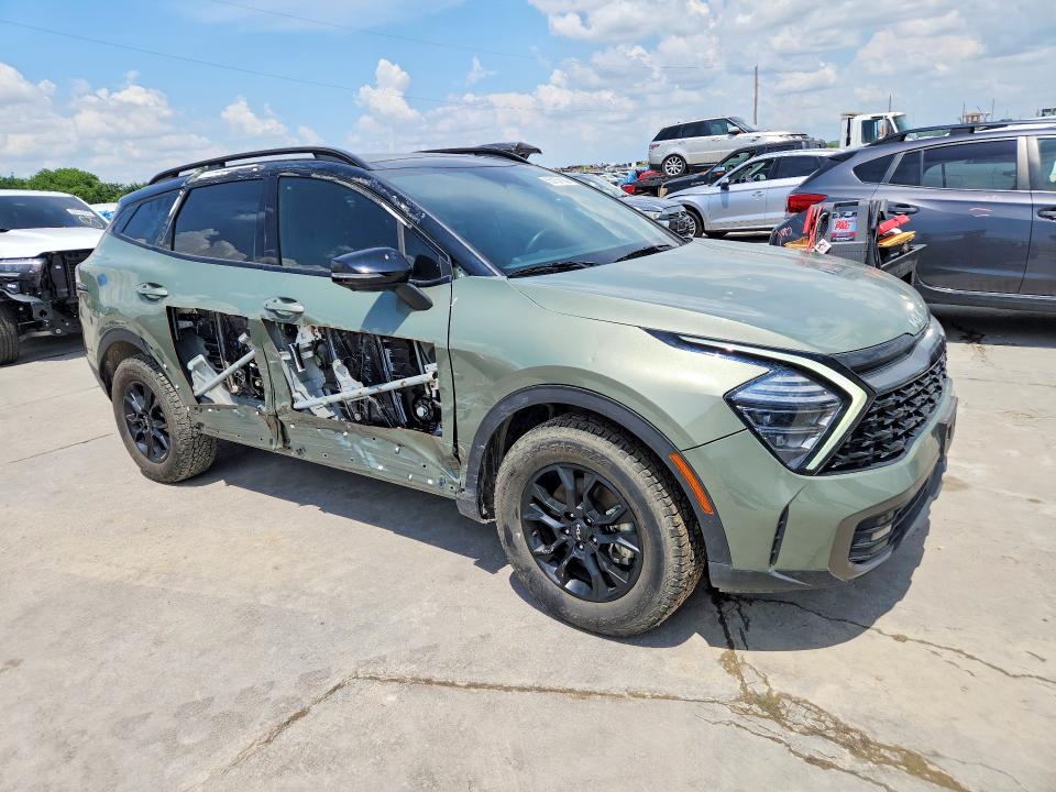 2024 Kia Sportage VIN 5XYK7CDF2RG230442 COPART salvage auction — SIDE, Tx - Salvage Vehicle Title, sold $14,300 on 2026-07-02 (photo 4)