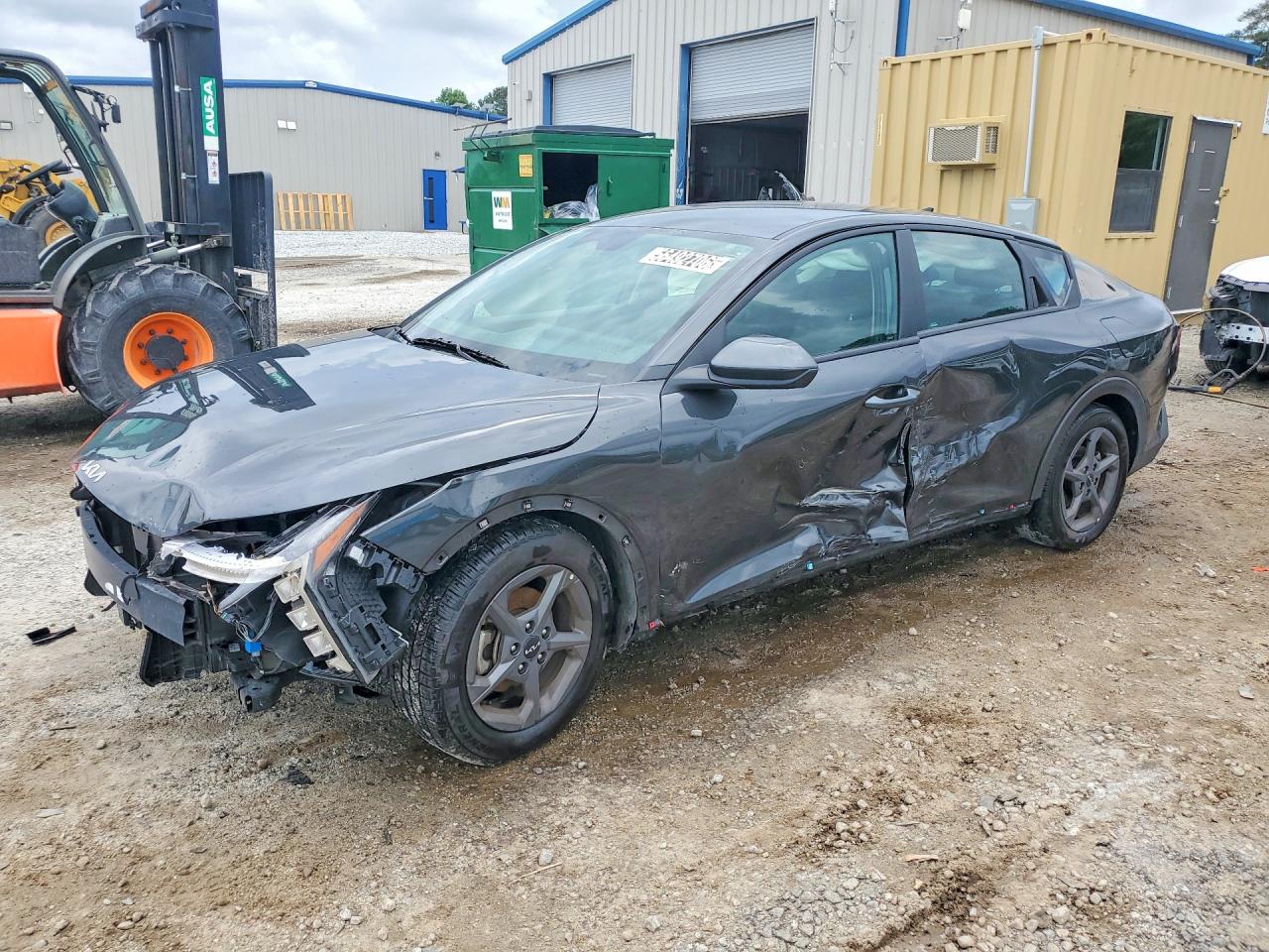 2025 Kia K4 VIN 3KPFT4DE2SE067563 COPART salvage auction — Front End, GA - CERTIFICATE OF TITLE, sold $4,450 on 2026-07-09 (photo 1)